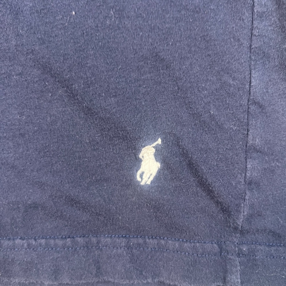 Polo Ralph Lauren T Shirt Boys Medium Blue Slim Fit Short Sleeve Cotton Lot Of 2 - Picture 6 of 11